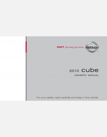 2010 nissan cube owners manual